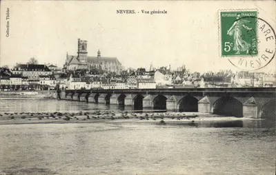 Nevers - Vista geral — Coleção Thilbier, editor desconhecido