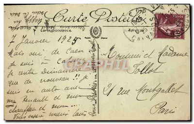 CAEN — Kościół Świętego Piotra — Szczegół Absydy — LL. — N° 111 — Rewers