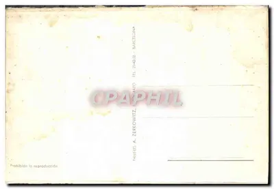 Manolete wspierany przez Alto — kolorowana kartka pocztowa — Zerkowitz, Barcelony — Rewers