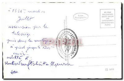 Venedigergruppe — Alpenaanzicht — 7498 — Achterkant