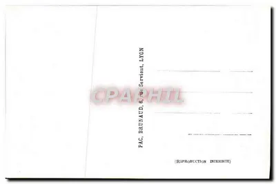 Thonon-les-Bains — Castelo de Ripailla — editor Pac, Bruxaud, 6 rue Servient, Lyon — Verso