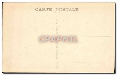 Mont-Dore — Cascata de Queureuilh — J. Gouinflanges, editor — Verso