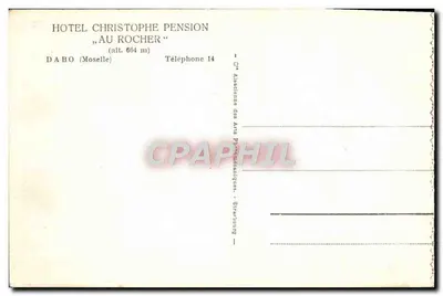 Dabo — Ogólny widok z zamku — seria 31 — wydawca nie widoczny — Rewers