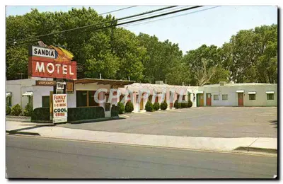 Motel Sandia — Albuquerque, Novo México — Foto colorida por L. O' Canderarin