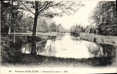 Arredores de ORLÉANS — Fonte do Loiret — ND
