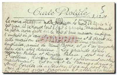 Menton — Widok na Dolinę Borrigo — Selecta, n°91 — Rewers