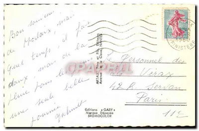 Morlaix — Vista geral, Casa da Rainha Ana, O Viaduto, Praça Cornic, Calçadão Tréguier, As Margens do Rio, Igreja de Santa Mélanie, Praça das Feiras — Edições Gaby — Verso