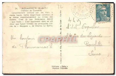 Castelo de Costaérès — Ploumanac'h (C.-du-N.) — Éditions Gaby — Verso