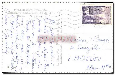 St-Pol-de-Léon — Krypta Kreisker — Les Éditions d'Art — Rewers