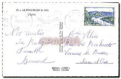 La Iglesia — Le Pouliguen (L-Inf.) — Ediciones GABY, n°31 — Reverso