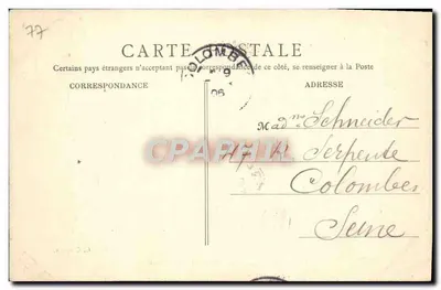 Zamek Vaux-le-Vicomte — Widok z parteru — G. Chapron, wydawca (5) — Rewers