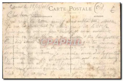 Cannes — Hotel Paradis — widok budynku z ogródkiem — Rewers