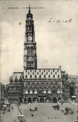 Arras — O Hotel de Ville — B. D., Roubaix