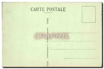 Besançon-les-Bains — Vista geral dos Quais. Ponte Battant e Forte de Rosemont — C.L.B. n°1331 — Verso