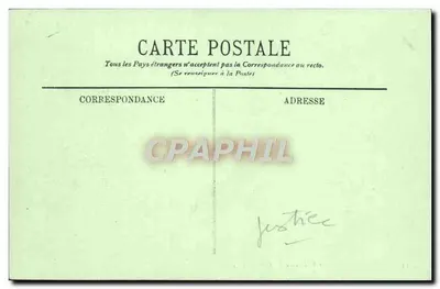 Grenoble — O Palácio de Justiça — LL. n° 55 — Verso