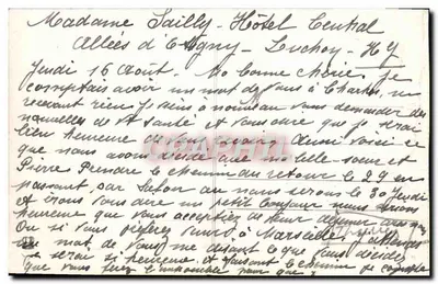Zakład i Statua Étigny — Luchon — Centralne Pireneje (1. seria) 848 — Rewers