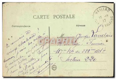 Combourg (Ille-et-Vilaine) — Le Château Féodal avec tours du Croisé et du Chat — éditeur J. Sorel, imprimeur à Rennes — Verso