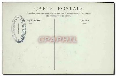 Soissons — Katedra św. Jana Wincentego — NOUGAREDE, Wydawca-Księgarnia, 2 ul. Béffroi — Soissons — Rewers