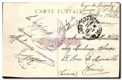 Marseille — Przecinek Allées de Meilhan i Capucines — B.L. n°14 — Rewers