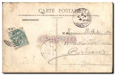 Biarritz - Villa EKLEA et Pyrénées - N° 57 — Verso