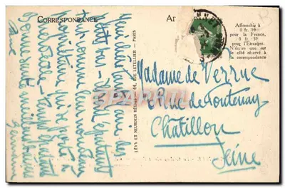 Marseille - De Kerk en de Lift van Notre-Dame de la Garde — Selecta, n°411 — Achterkant