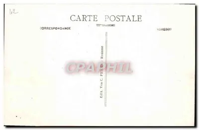 Rond ROANNE - De Digue de Pinay op de Loire — Achterkant