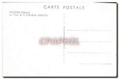 Nevers (Nièvre) — Wieża Katedry Świętego Cyra — Héloïse Macon — Rewers