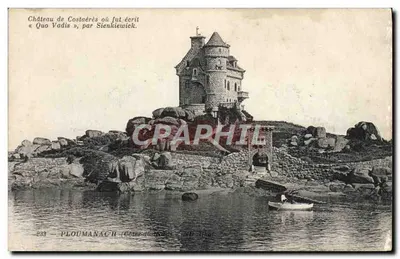 Castelo de Costaérès onde foi escrito « Quo Vadis », por Sienkiewicz — Ploumanach (Côtes-d'Armor) — n°233
