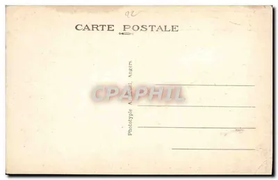 Stara pocztówka Ploumanac'h Zamek Costacres — Rewers