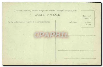 Palácio de Fontainebleau — Boudoir de Marie-Antoinette — editor não identificado, n° 43 — Verso