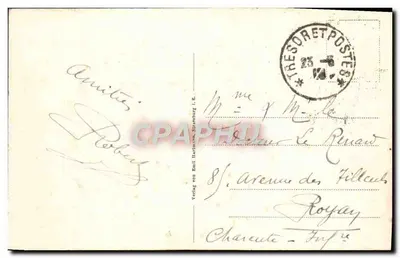 Strasbourg — widok katedry — wydawca Voeilg von Emil Hartmann, Strasbourg, nr 1.8 — Rewers