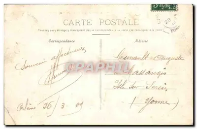 Orléans — Le nouveau Pont de Sologne — Ed. H. E. n° 402 — Verso