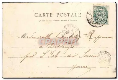 Cerca de Orléans - Olivet - Fonte do Loiret — Editada pelas Galeries Orléanaise, N° 4 — Verso
