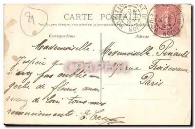 Dijon — Ogólny widok — wydawca Aubert, 10 r. Liberté Dijon — Rewers