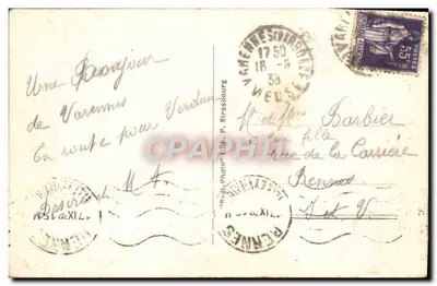 Romagne-sous-Monfaucon — Cmentarz Amerykański — Wydawca C.A.B. n°463 — Rewers