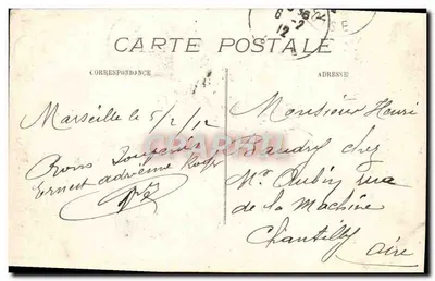 Marsylia — Plac Bourse — wydawca nieznany, nr 4 — Rewers
