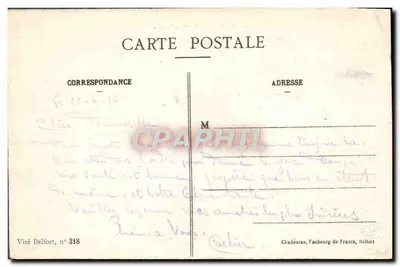 Belfort - El Muelle Vauban — editor Visé Belfort, n° 318 — Reverso