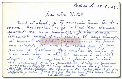 Hôtel Casino de Luchon — widok fasady kolumnowej — Wydawnictwo Labourt, Pyrénées-Orientales — Rewers
