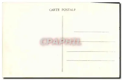 Stara pocztówka Côte d'Emeraude Saint-Malo Grobowiec Chateaubrianda — Rewers