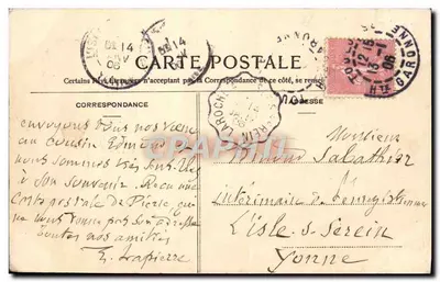 Biarritz - La Côte des Basques — editore A. Frémillier & Cie, Nans — Verso