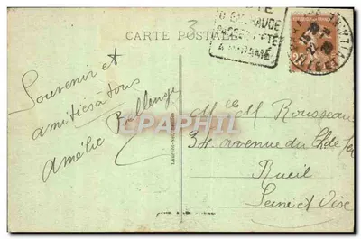 Côte d'Émeraude — Ponta da Varde — ROTHÉNEUF — n° 3573 — Verso