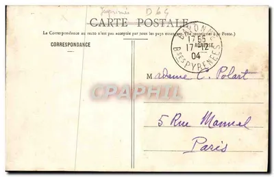 Biarritz - Costa dos Bascos e Pirineus - N° 138 - J. Pagueaud — Verso