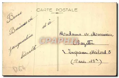 Biarritz — Les Grands Palaces et la Grande Plage — éditeur impr. sur la carte n°132 — Achterkant