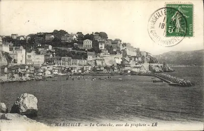 Marseille — La Corniche, anse du prophète — Éditeur L.R. n°16