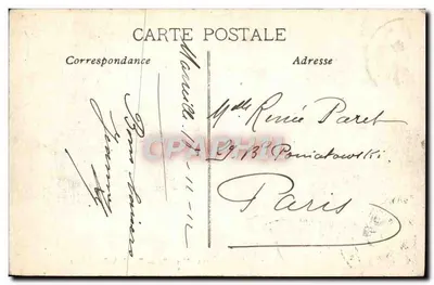 Marseille — Rue de la République — Wydawnictwo Artic, nr 20 — Rewers