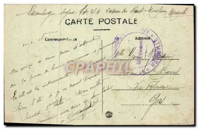 Marsylija — Plac Bourse — E. L. nr 106 — Rewers