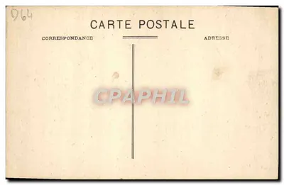 PAU — O Grande Salão de Recepção — Relógio de Louis XIV — C.C. - 465 — Verso