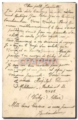 Nevers — Widok Panoramiczny — Katedra Lourdes i Okolice Gare — nr 1321 — Rewers