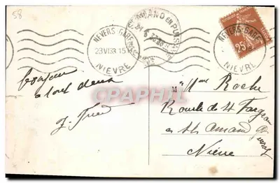 Nevers — Brzegi Loiry — Ogólny widok — Wyd. H. Wayer, Prémery — Rewers