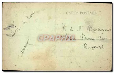 Béziers — Catedral São Nazário — editor Poinçonnois, n° 512 — Verso